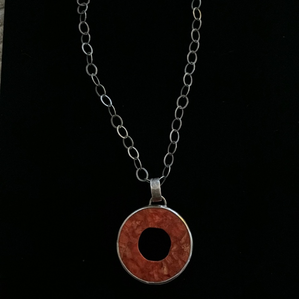 ‼️PENDING Silpada Coral Pendant Necklace